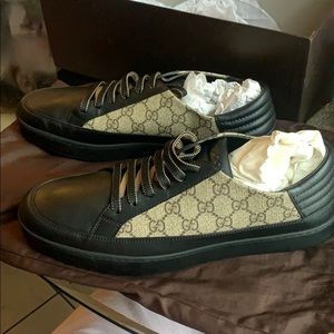 Gucci men shoes box was opened but never worn!!